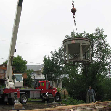 Concrete bucket Concrete bucket
