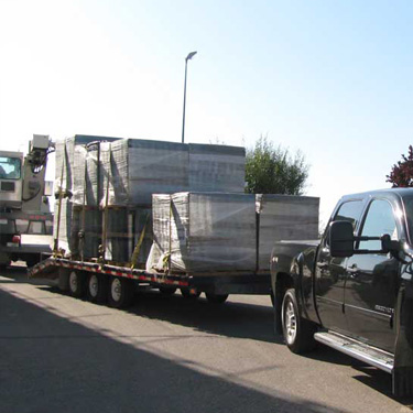 Flatbed deck trailer Flatbed deck trailer